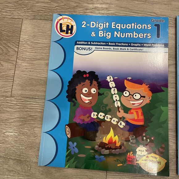 Children Workbooks Grade 1-3 Lot Of 4 Homeschooling Activities Educational - Picture 2 of 9